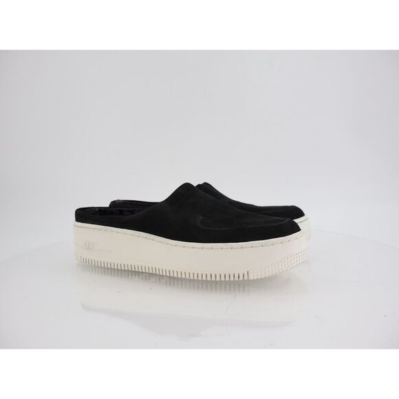 Nike Air Force 1 Lover XX  Black Suede Slip-On Mule Sneaker size 9.5 Platform - Picture 1 of 14